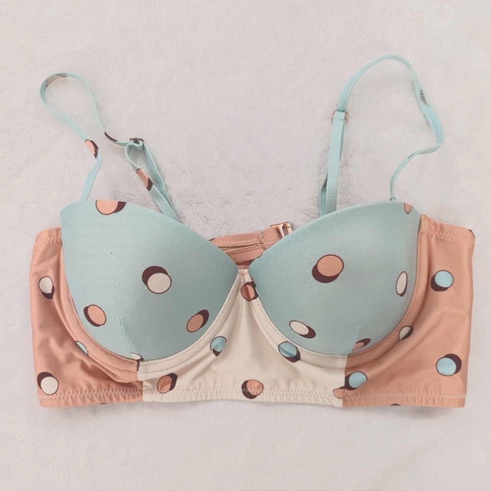 New ALLIHOP Tia Circles Dots Top Size Medium from Anthropologie